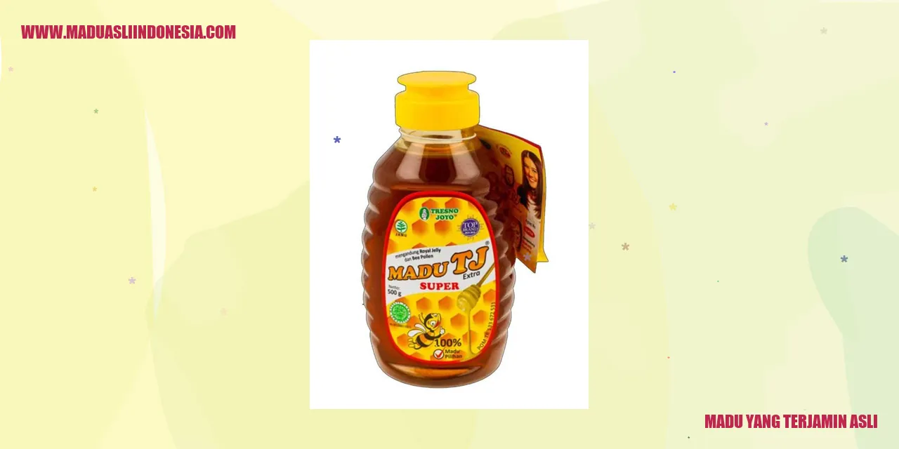 madu yang terjamin asli