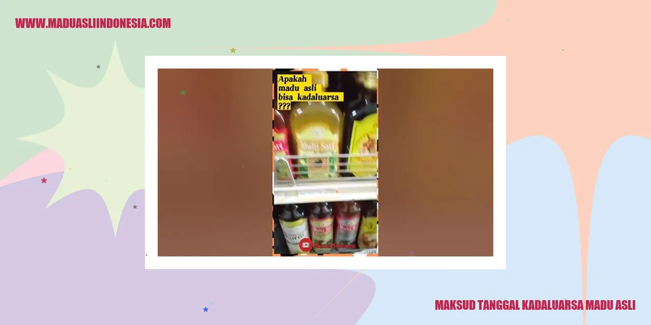 madu asli
