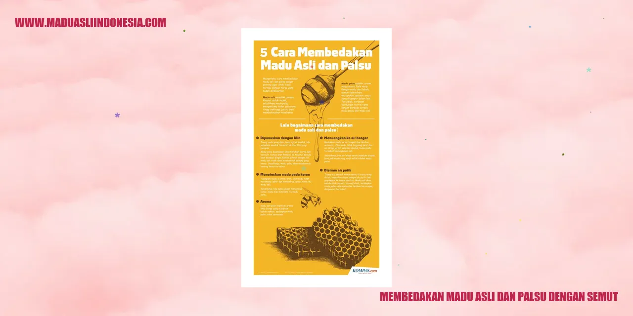 Membedakan Madu Asli dan Palsu dengan Semut