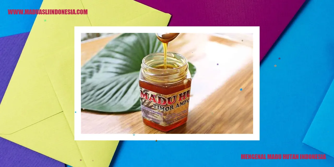 Madu Hutan Indonesia