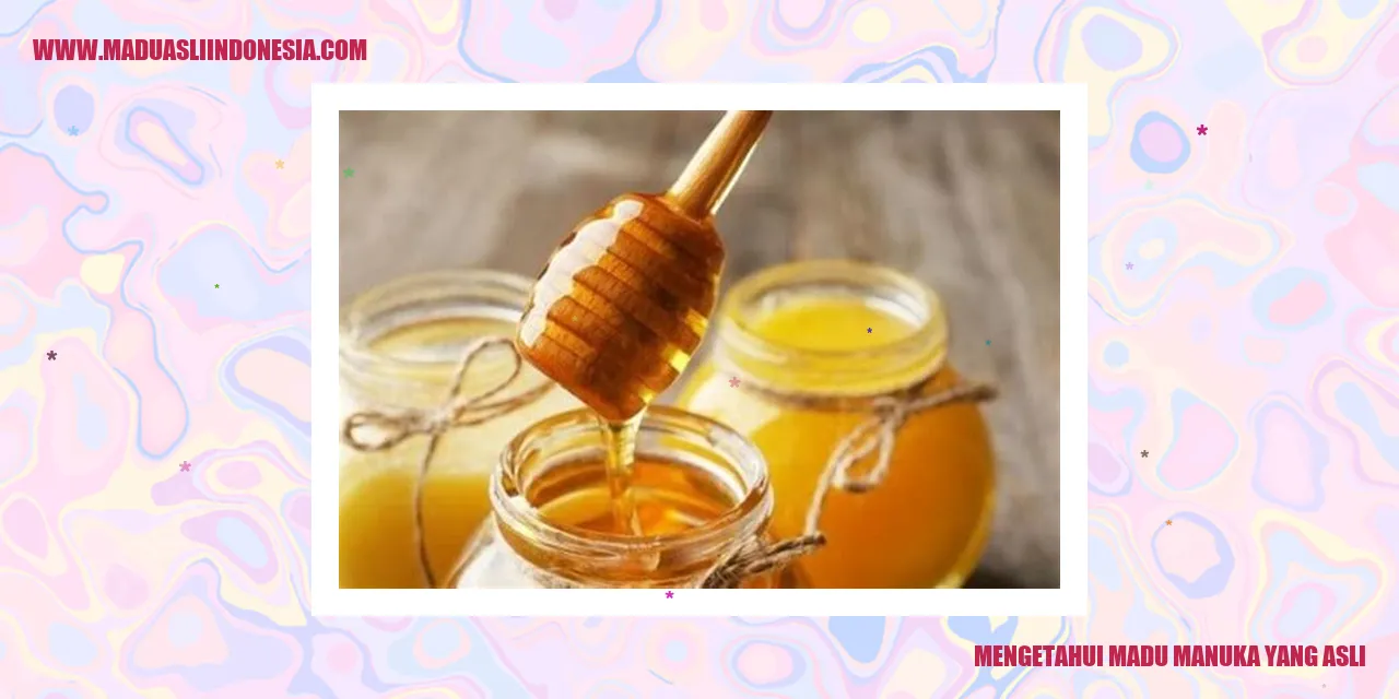 Madu Manuka Asli
