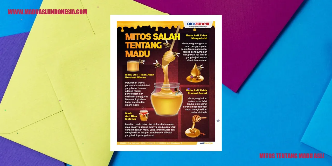 mitos tentang madu asli