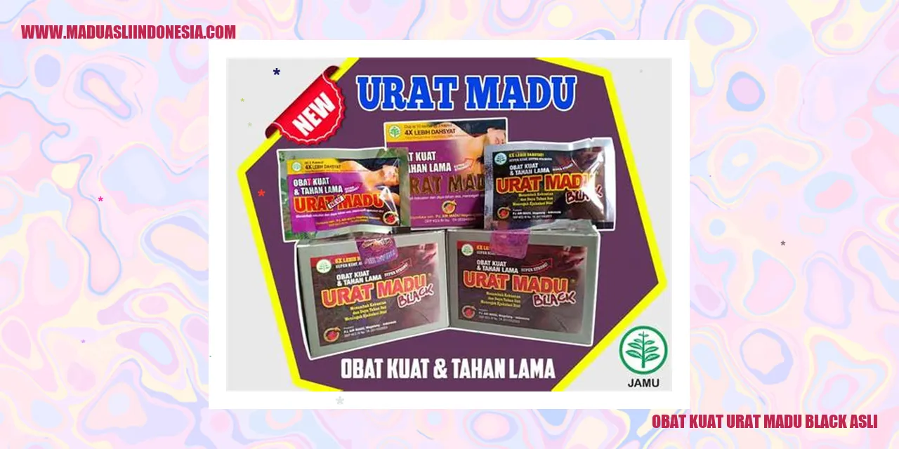 Obat Kuat Urat Madu Black Asli