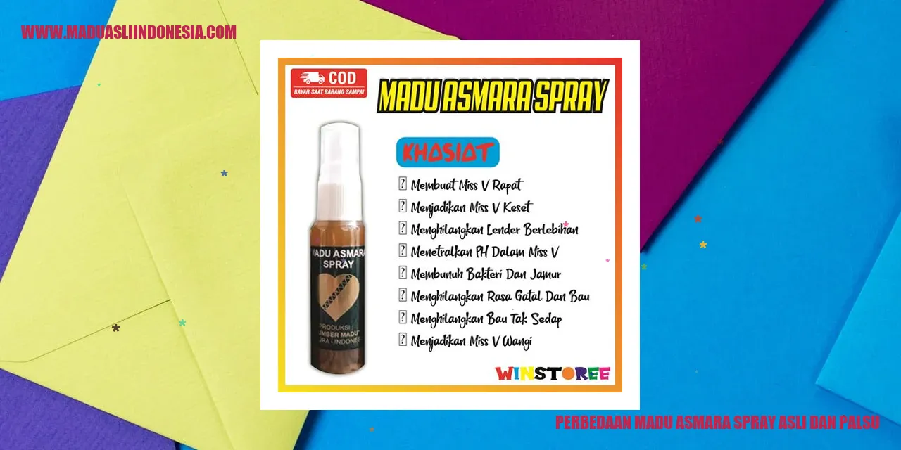 Gambar Madu Asmara Spray Asli