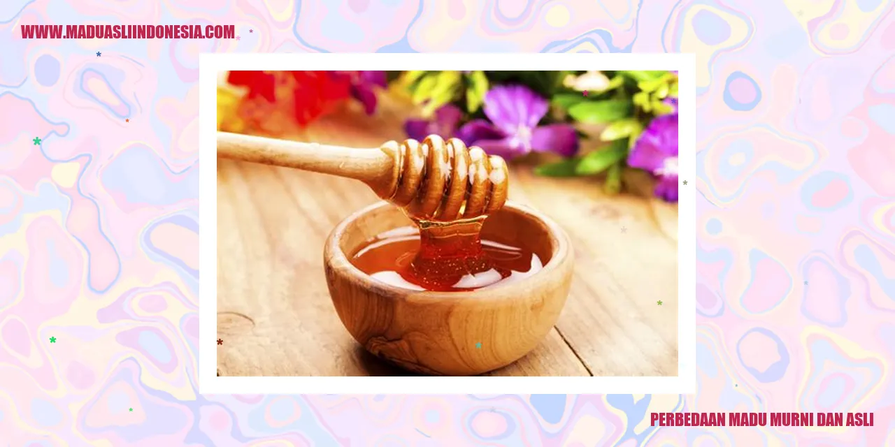 perbedaan madu murni dan asli