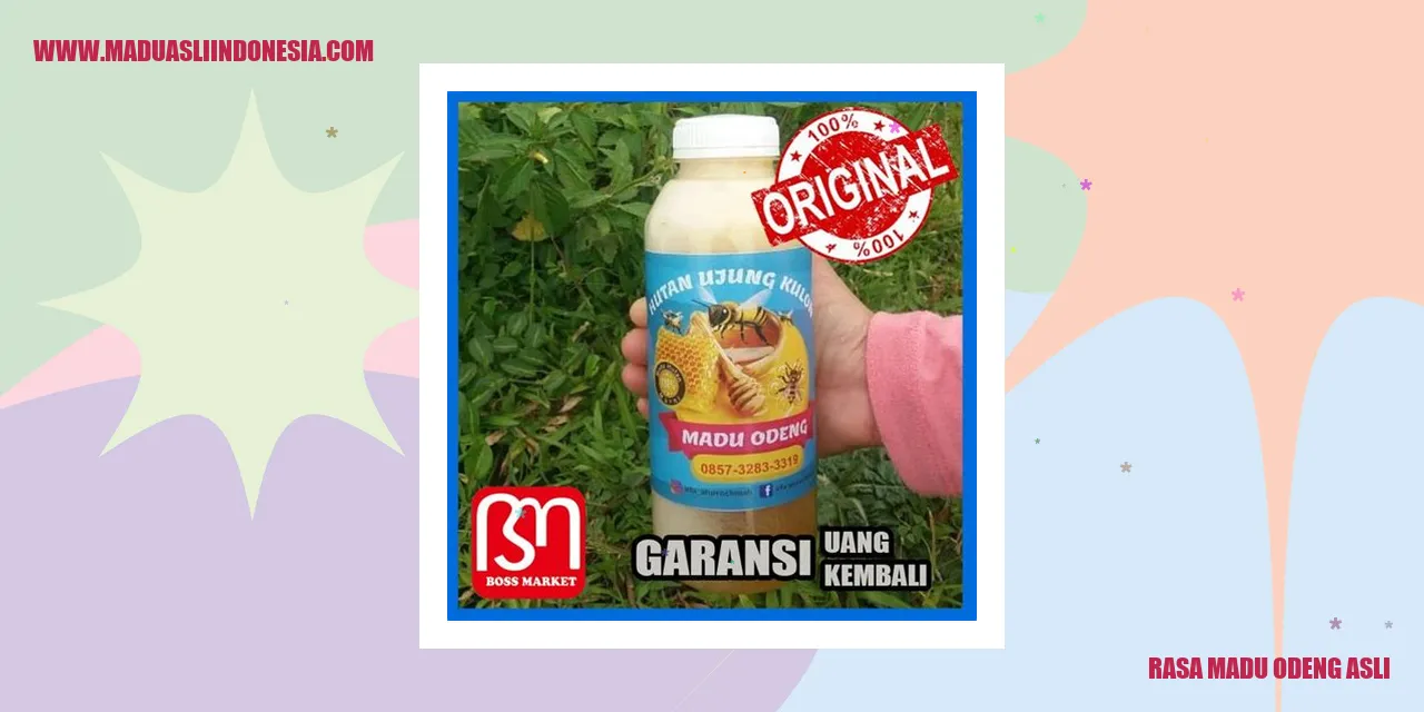 Gambar Madu Odeng Asli