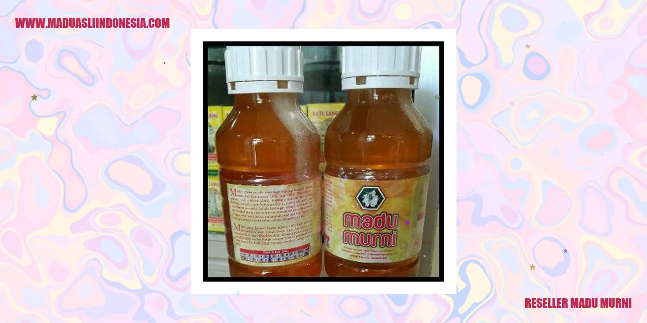 Reseller Madu Murni