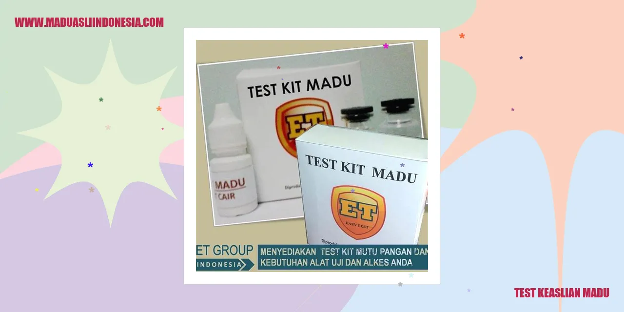 test keaslian madu