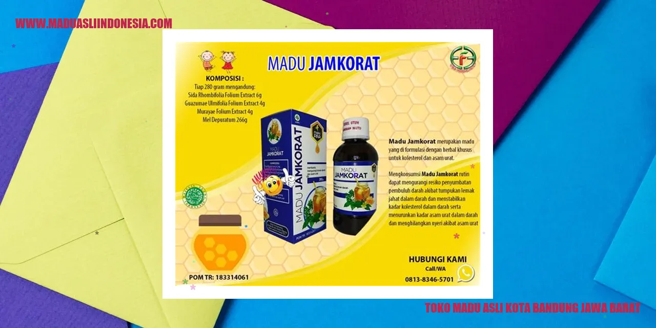 Toko Madu Asli di Kota Bandung Jawa Barat