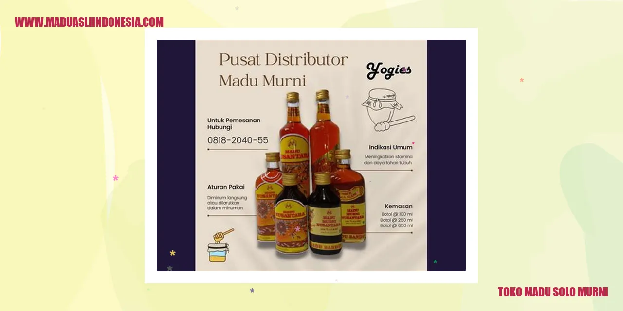 Madu Asli Indonesia