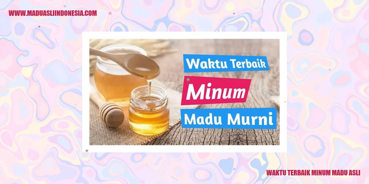 Gambar Madu Asli